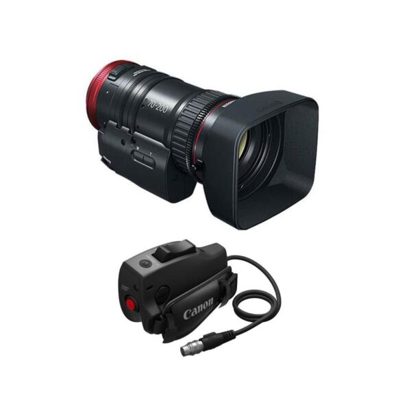 Canon CN-E 70-200mm T4.4 Compact-Servo Cine Zoom Lens, EF Mount W ZSG-C10 Grip