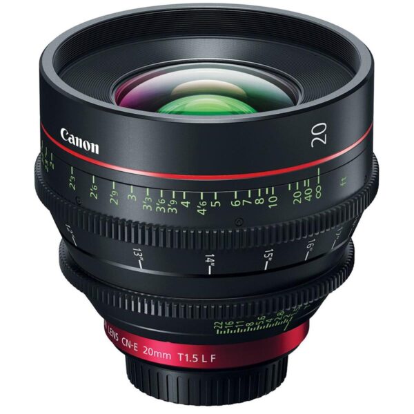 Canon CN-E20mm T1.5 L F Cinema Prime Lens, EF Mount