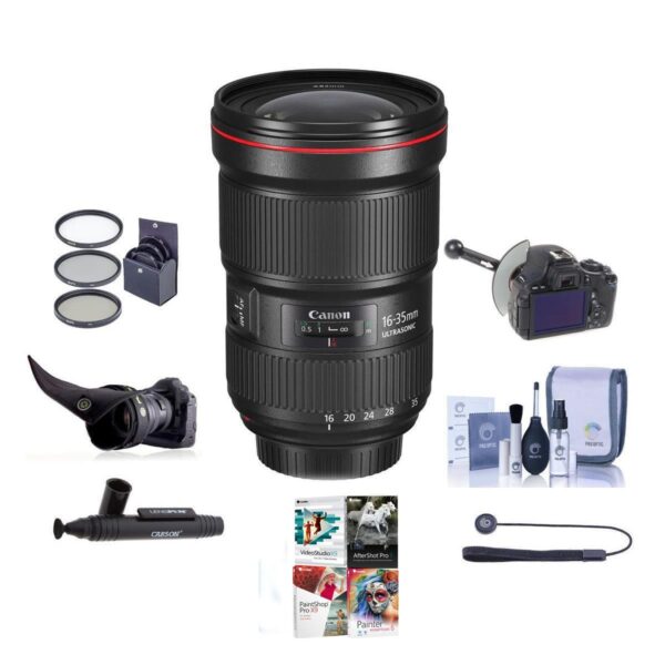 Canon EF 16-35mm f2.8L III USM Lens with Premium Accessory Bundle