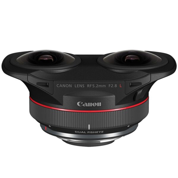 Canon RF 5.2mm f2.8 L Dual Fisheye 3D VR Lens
