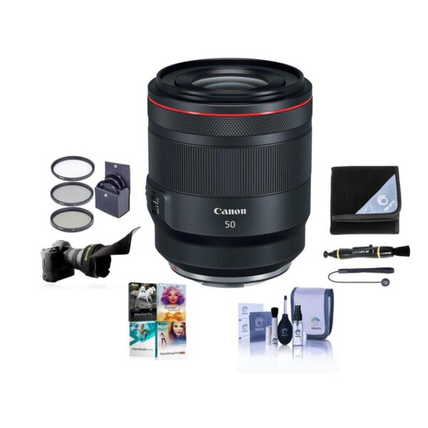 Canon RF 50mm f1.2 L USM Lens with Free Basic Accessory Bundle (PC)