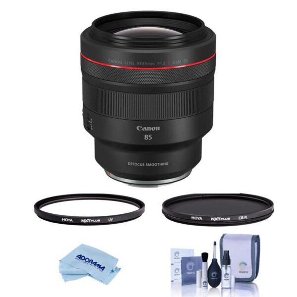 Canon RF 85mm f1.2 L USM DS Lens with Filter Bundle