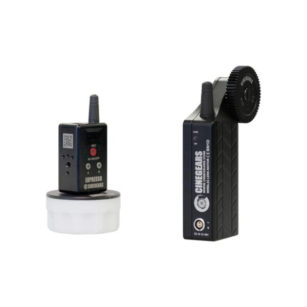 Cinegears Single Axis Wireless Mini Controller with Motor Standard Kit, Includes Extreme Lens Control Motor, Express Hand Controller