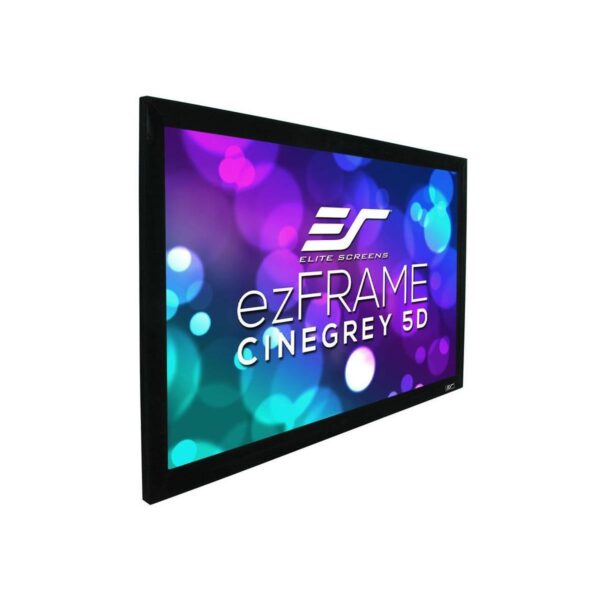 Elite Screens ezFrame Series CineGrey 5D 150 169 4K Ultra HD Wall Mount Fixed Frame Projector Screen