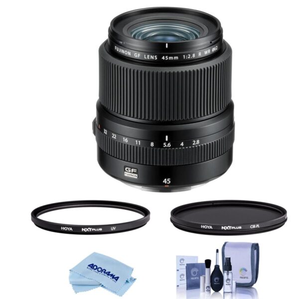Fujifilm GF 45mm f2.8 R WR Lens with Filter Kit