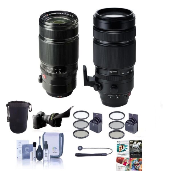 Fujifilm XF 2 Lens Kit w50-140mm F2.8 & 100-400mm F4.5-5.6 Lenses wAcc Bundle