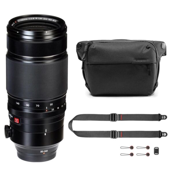 Fujifilm XF 50-140mm (76-213mm)F2.8 LM OIS WR Lens WPeak 6L Everyday Sling Kit