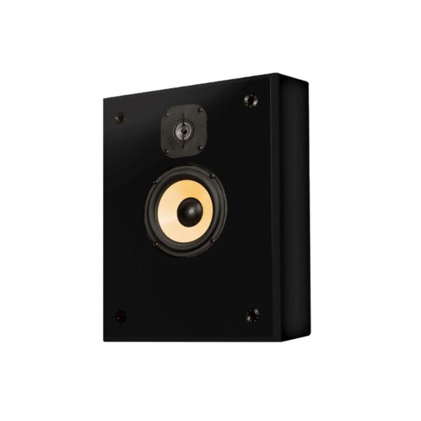 Induction Dynamics S2.W 2-Way On-Wall Loudspeaker, Black Gloss