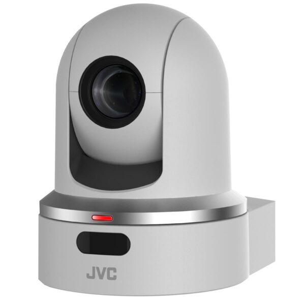 JVC KY-PZ100 2.13MP Robotic PTZ Network Video Production Camera, 30x Optical Zoom, 1080p, H.264, PoE+, White