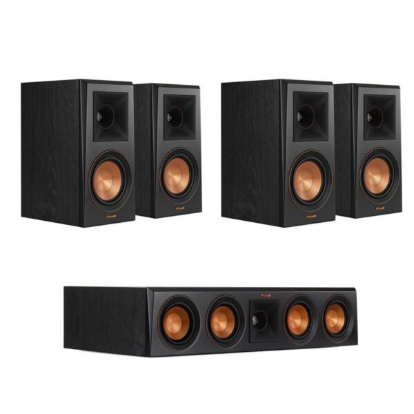 Klipsch Reference Premiere RP-500M 5.0 Home Theater Pack, Ebony