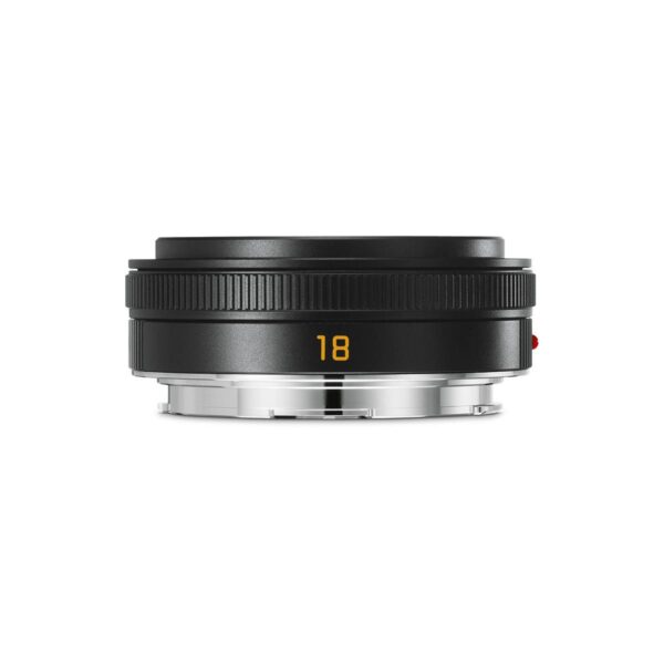 Leica 18mm F2.8 ELMARIT-TL Aspherical Pancake Lens - Black