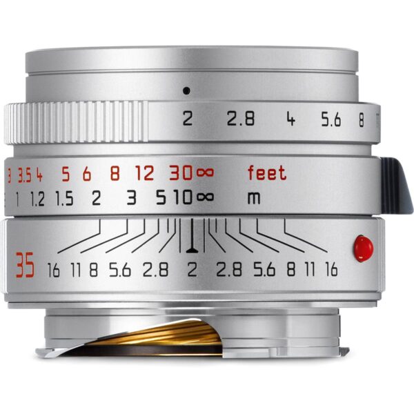 Leica 35mm f2.0 Summicron-M Aspherical Lens, Silver, Designed in Germany, Made in Portugal