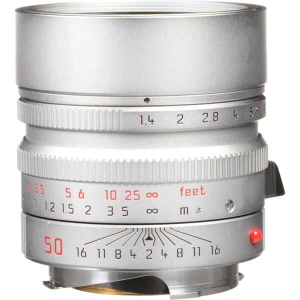 Leica 50mm f1.4 SUMMILUX-M Aspherical, Manual Focus (6-Bit Coded) Lens for M System - Silver