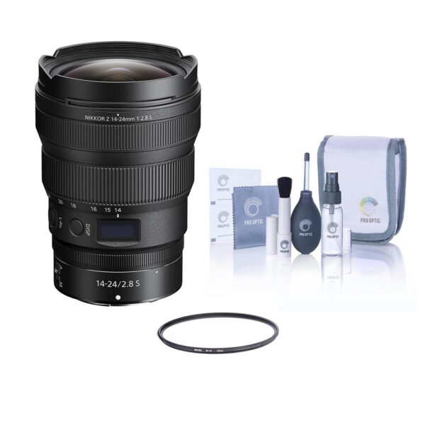 Nikon NIKKOR 14-24mm f2.8 S Lens for Z Series Cameras with NiSi UV Filter