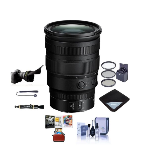 Nikon NIKKOR Z 24-70mm f2.8 S Lens With Free Mac Accessory Bundle