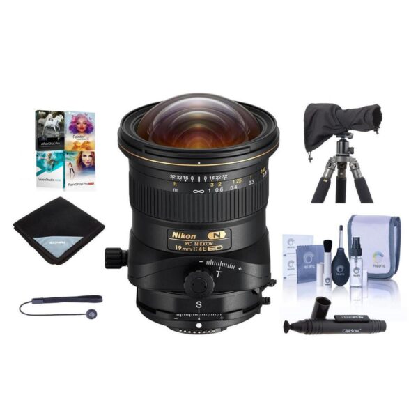 Nikon PC NIKKOR 19mm f4E ED Perspective Control Lens USA wFree Accessory Bundle