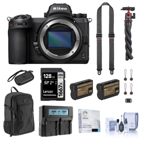 Nikon Z 6II Mirrorless Digital Camera Body with Complete Accessory Kit