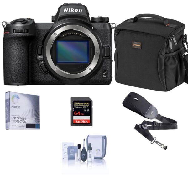 Nikon Z 6II Mirrorless Digital Camera Body with Accessories Kit