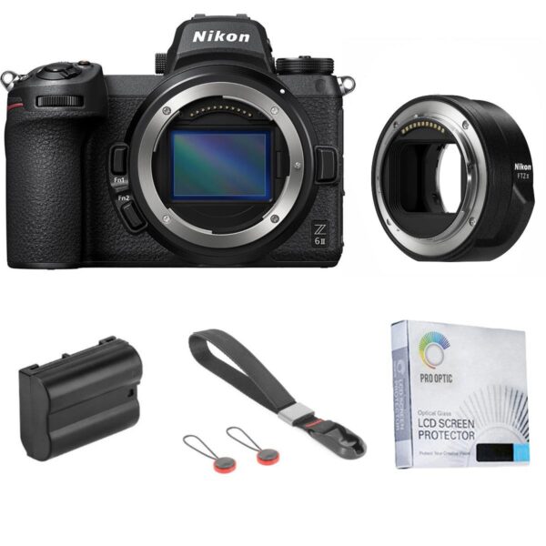 Nikon Z 6II Mirrorless Digital Camera Body with FTZ II Mount Adapter Kit