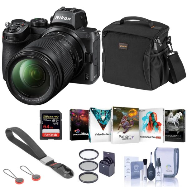 Nikon Z5 Mirrorless Camera with 24-200mm Lens Kit w64GB Card, PC Software & Acc