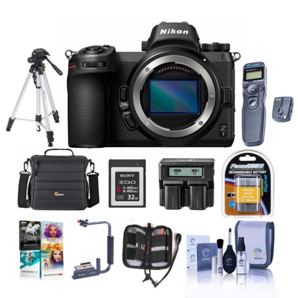 Nikon Z7 FX-Format Mirrorless Camera Body With Premium Accessory Bundle