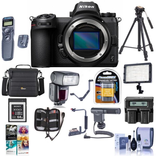 Nikon Z7 FX-Format Mirrorless Camera Body With Pro Accessory Bundle