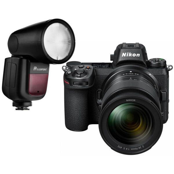 Nikon Z7 FX-Format Mirrorless Camera with NIKKOR Z 24-70mm f4 S Lens WFP Flash