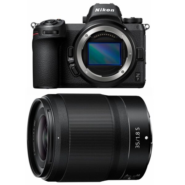 Nikon Z7 FX-Format Mirrorless Camera Body - With Nikon NIKKOR Z 35mm f1.8 S Lens