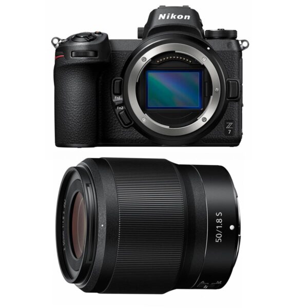 Nikon Z7 FX-Format Mirrorless Camera Body - With Nikon NIKKOR Z 50mm f1.8 S Lens