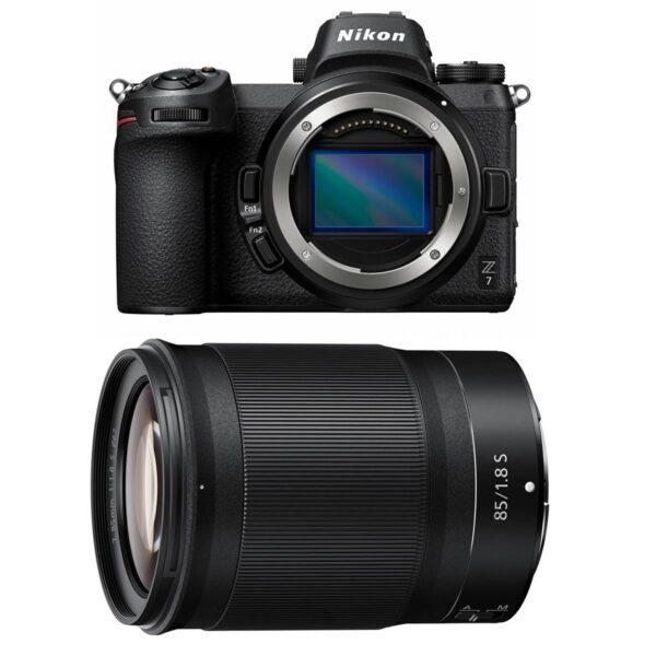 Nikon Z7 FX-Format Mirrorless Camera Body - With Nikon NIKKOR Z 85mm f1.8 S Lens
