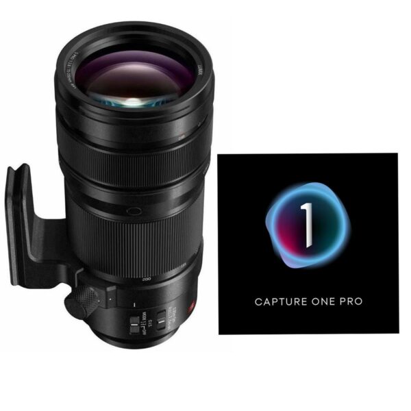Panasonic 70-200mm f2.8 LUMIX S Pro O.I.S. L-Mount Lens with Capture One Pro Photo Editing Software