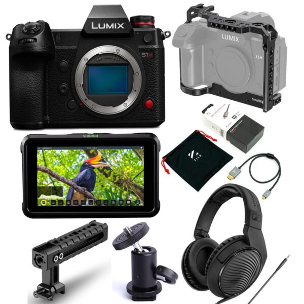 Panasonic Lumix DC-S1H Mirrorless Digital Camera, Body Only