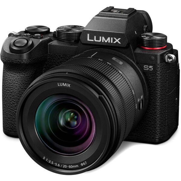 Panasonic Lumix DC-S5 Mirrorless Digital Camera with Lumix S 20-60mm f3.5-5.6 L-Mount Lens