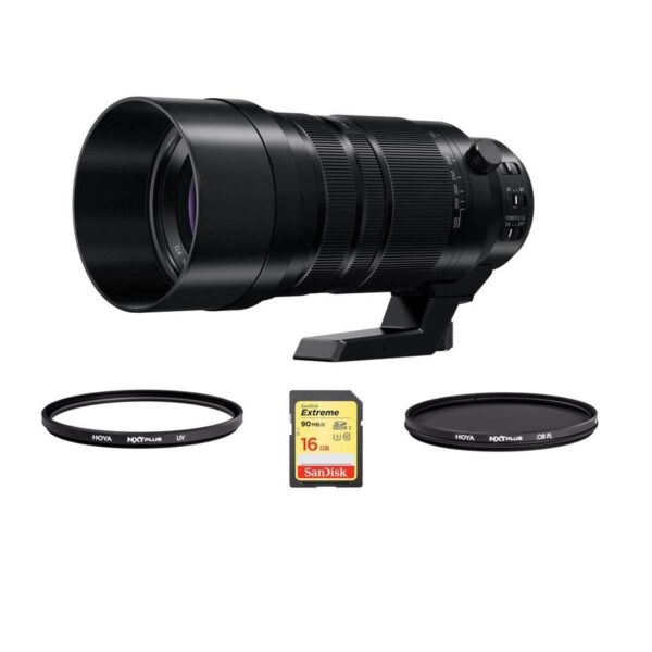 Panasonic Lumix G Leica DG Elmar 100-400mm F4-6.3 Power OIS Lens WFilter Kit