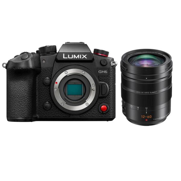 Panasonic Lumix GH6 Mirrorless Camera with Lumix G Leica DG Vario-Elmarit 12-60mm f2.8-4.0 Aspherical Lens