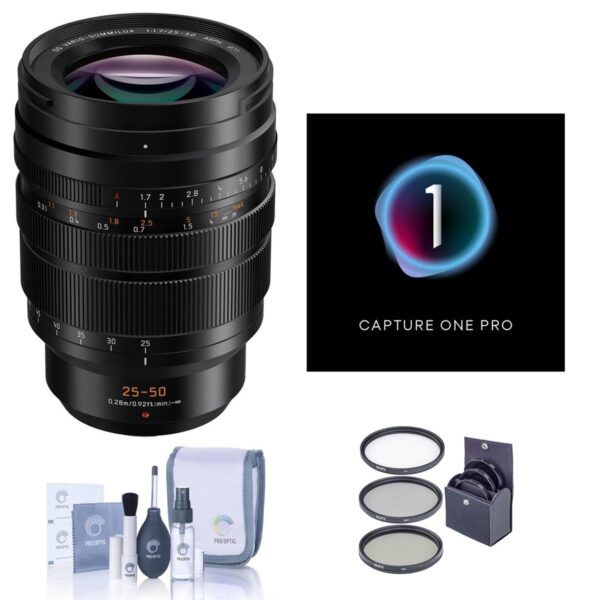 Panasonic Lumix Leica Vario-Summilux 25-50mm f1.7 MFT Lens with Capture One