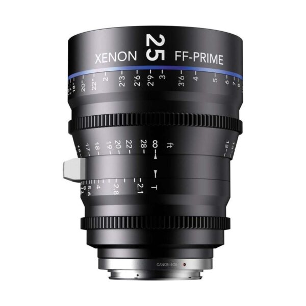 Schneider Kreuznach Xenon FF T2.125mm Prime Lens for Canon EF Mount, 3m (9.84') Close Focus, Manual Focus