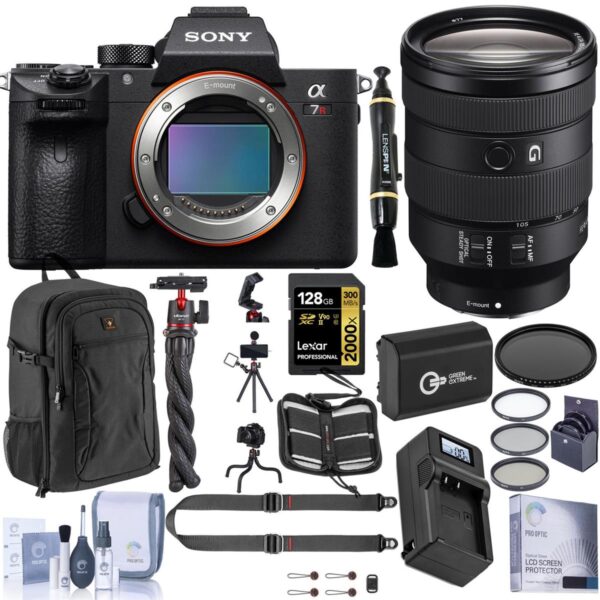Sony Alpha a7R IV Mirrorless Camera (V2) wFE 24-105mm f4 Lens, Essential Kit