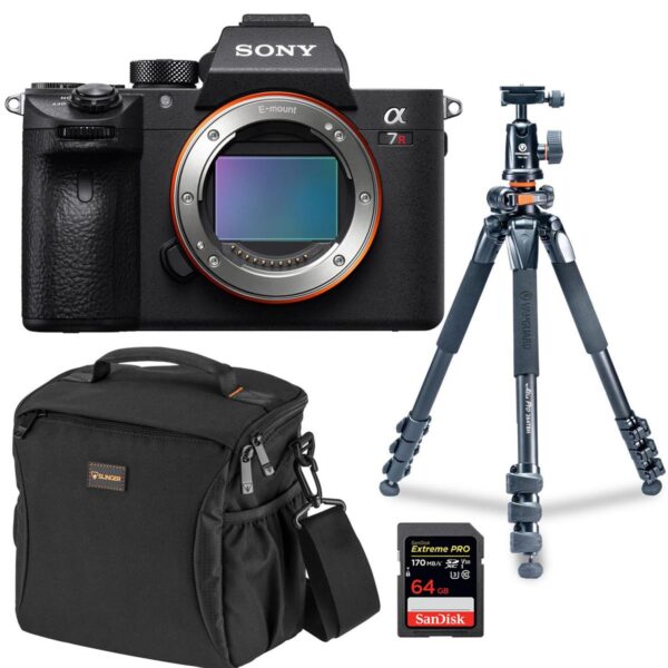 Sony Alpha a7R IV Mirrorless Digital Camera Body (V2) with Tripod Kit