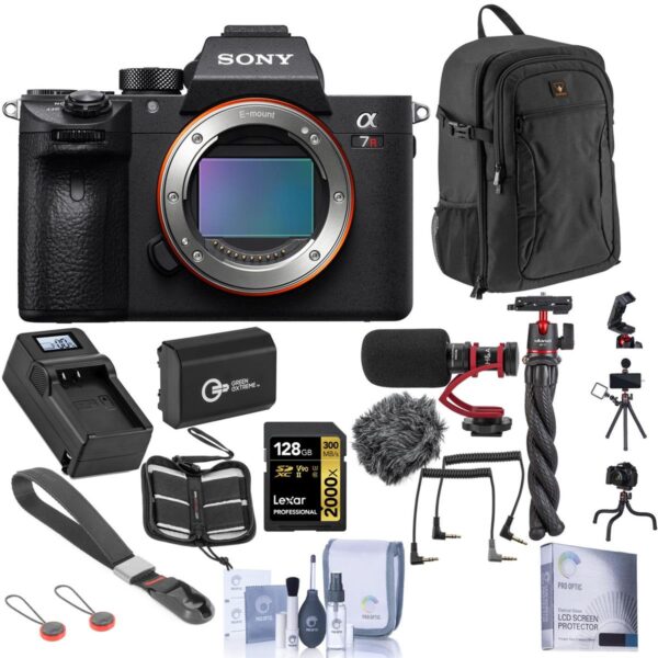 Sony Alpha a7R IV Mirrorless Digital Camera Body (V2) with Essential Kit