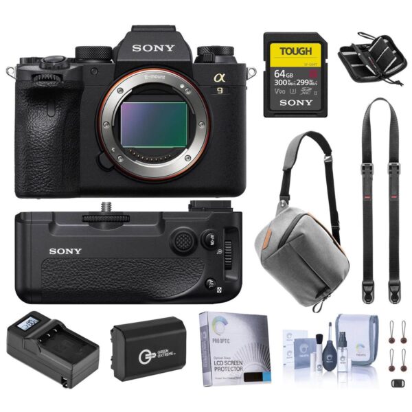 Sony Alpha a9 II Mirrorless Digital Camera Body, Bundle with Battery Grip