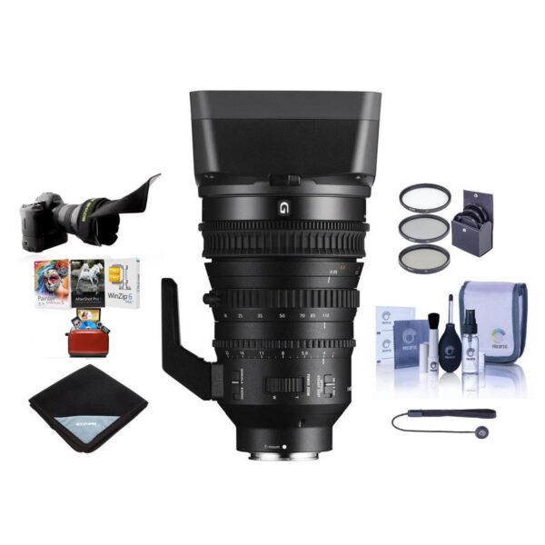 Sony E PZ 18-110mm F4.0 G OSS E-Mount Lens wFree Mac Accessory Bundle