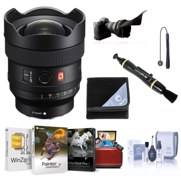 Sony FE 14mm f1.8 GM FF Wide Angle Prime G-Master Lens With Free Mac Bundle Kit