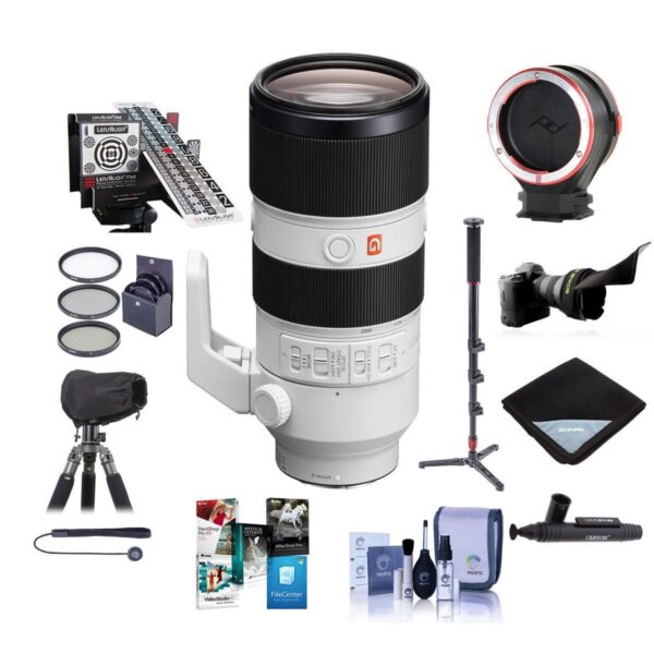 Sony FE 70-200mm f2.8 GM OSS E-Mount Lens WPremium Acc Bundle