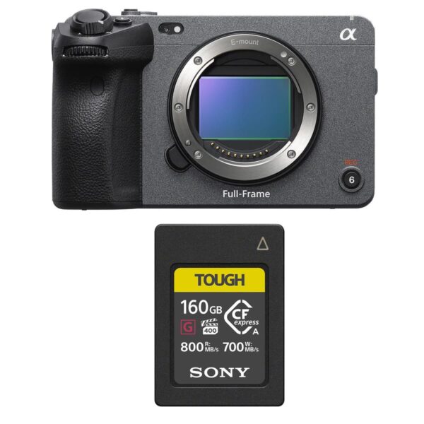 Sony FX3 Full-Frame Cinema Line Camera with Sony TOUGH 160GB CFexpress Type A Memory Card