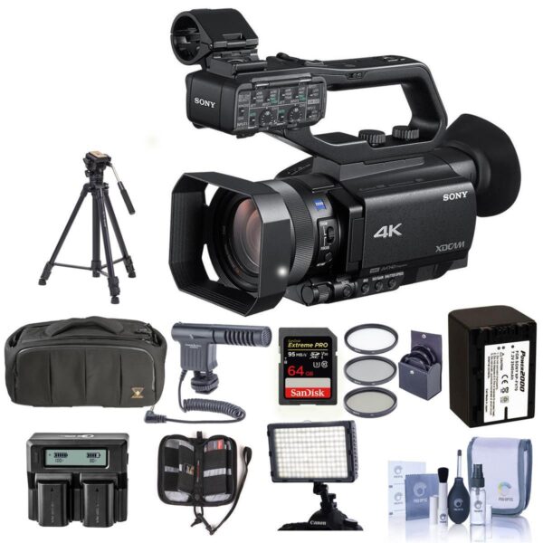 Sony PXW-Z90V Compact 1 XDCAM 4K Camcorder with Premium Accessory Bundle
