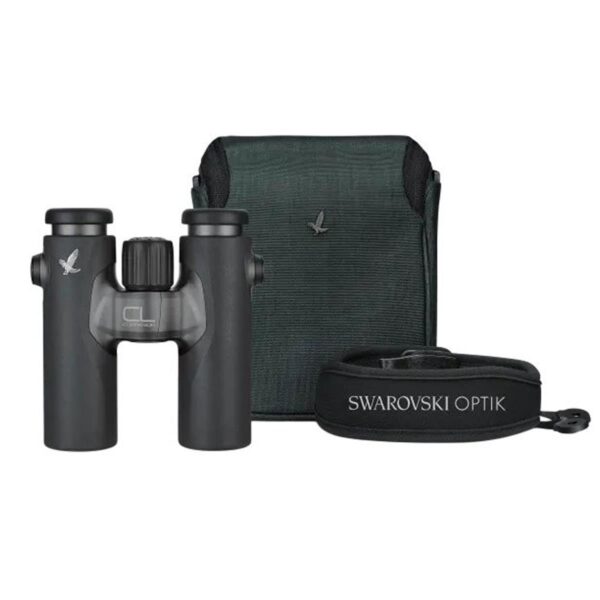 Swarovski Optik 10x30 CL Companion Wild Nature Waterproof Roof Prism Binocular with 6.2 Degree Angle of View, Anthracite