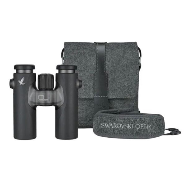 Swarovski Optik 10x30mm CL Companion Northern Lights Waterproof Roof Prism Binocular with 6.2 Degree Angle of View, Anthracite