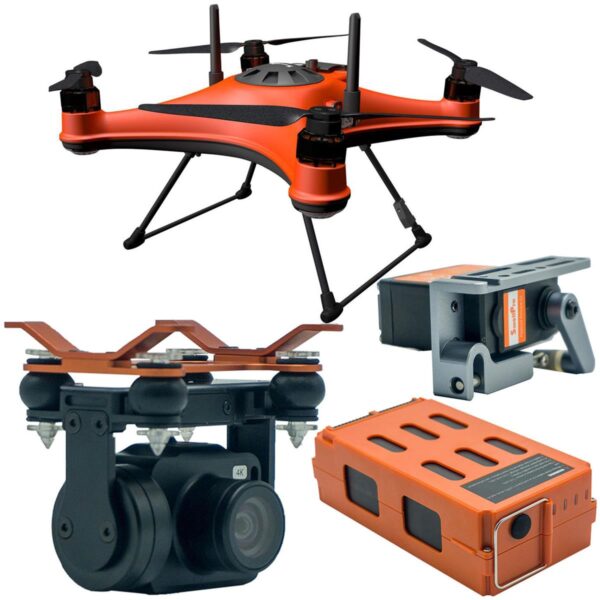 Swellpro SplashDrone 4 Waterproof Drone with 4K 1-Axis Gimbal, Payload Release