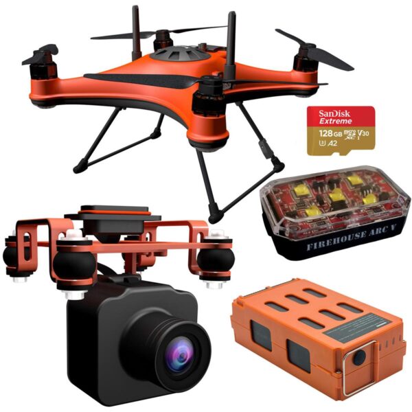 Swellpro SplashDrone 4 Waterproof Drone with Fixed Camera 1080p, Complete Kit